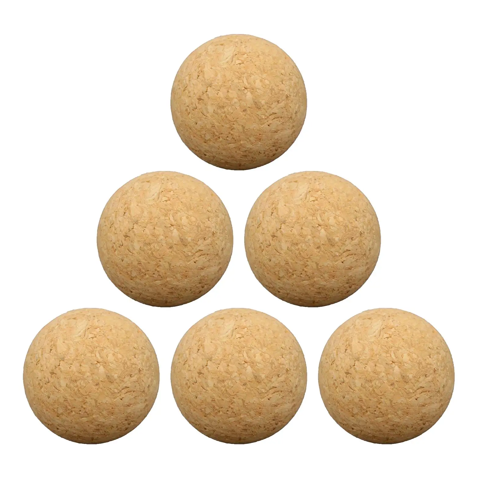 6Pcs 36mm Table Football Cork Wood Foosball Table Soccer Football Machine Replacement Accessories