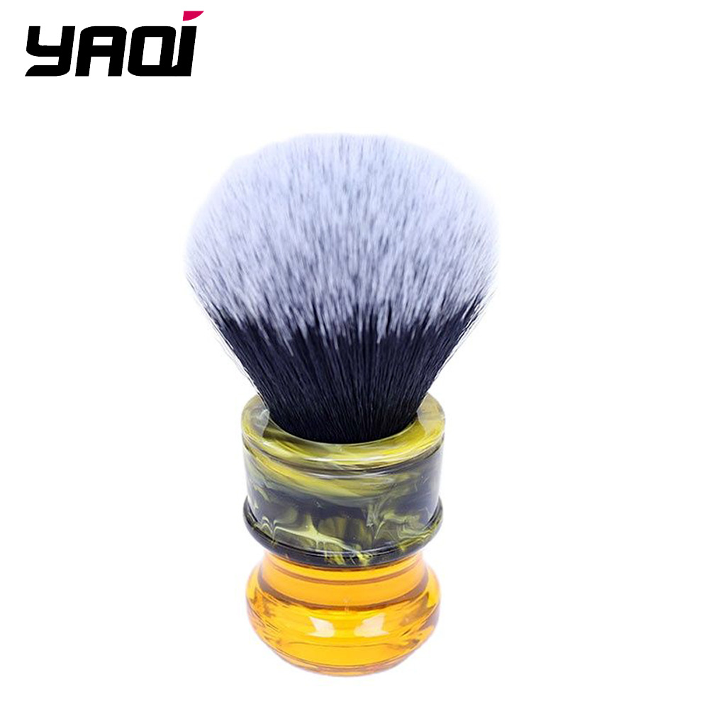 Best of Yaqi 24MM Sagrada Familia Black / White Tuxedo Synthetic Fibre Resin Handle Men Wet Shave Brushes Reviews & Tips