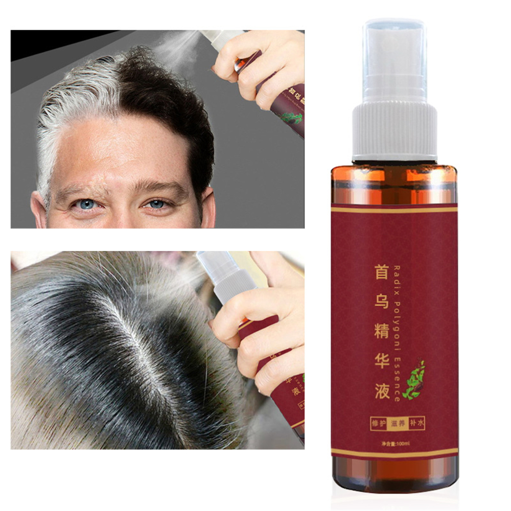 Best of 1PCS Gray White Hair Treatment Spray White To Black Natural Darkening Color Repair Shampoo Anti Loss Hair Care Essence Women Men Reviews & Tips