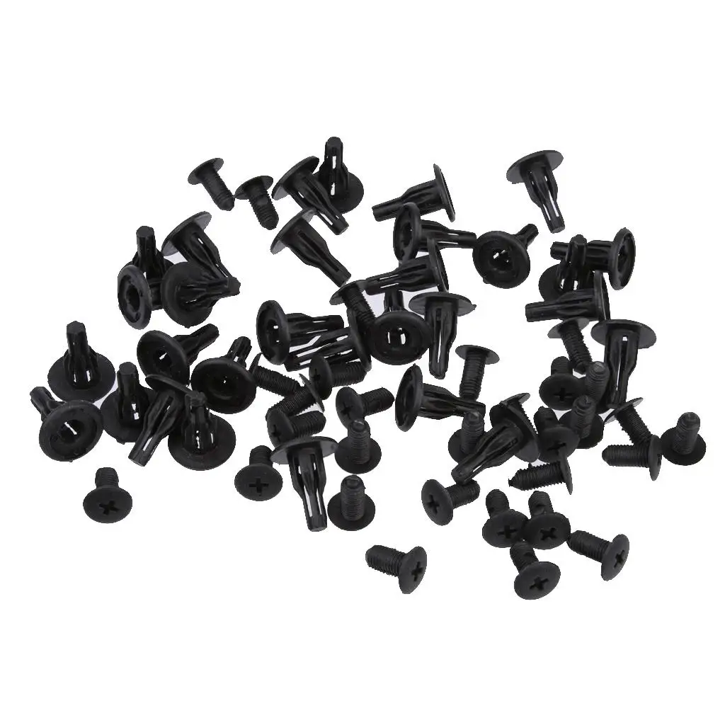 30pcs Push Type Fasteners Clip 10mm Hole Size for Honda 90505 SM4003