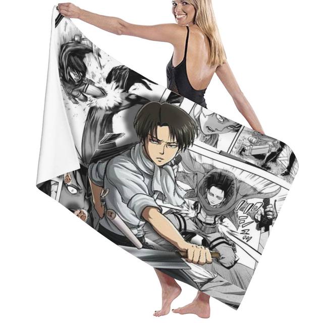 Levi Ackerman Attack On Titan Soft Linen Microfiber Beach Bath Towel Quick  Dry Aot Anime Manga Bathroom Sauna Towels - Towel/towel Set - AliExpress