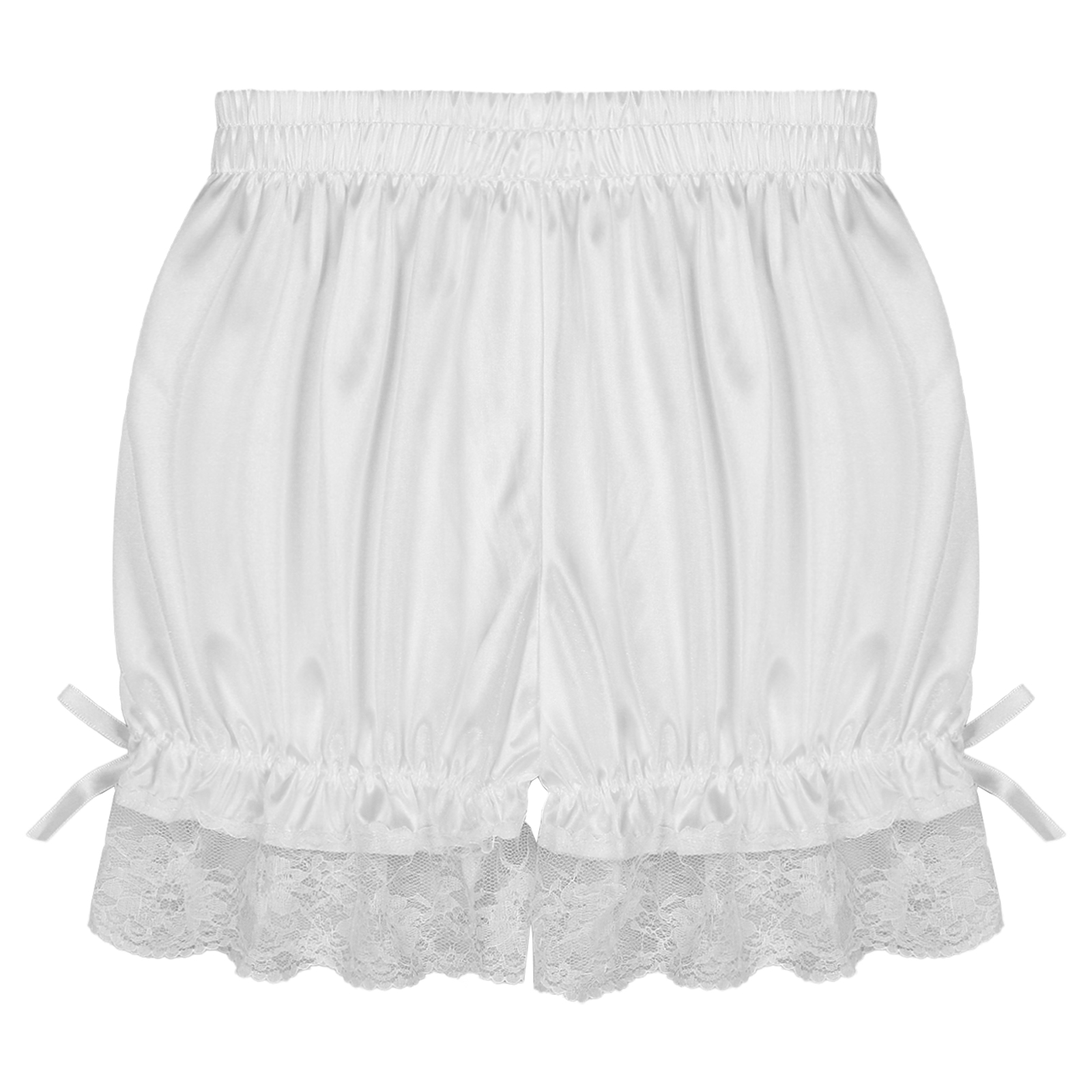 renda, shorts cetim, pijama lolita, bloomers, bowknot,