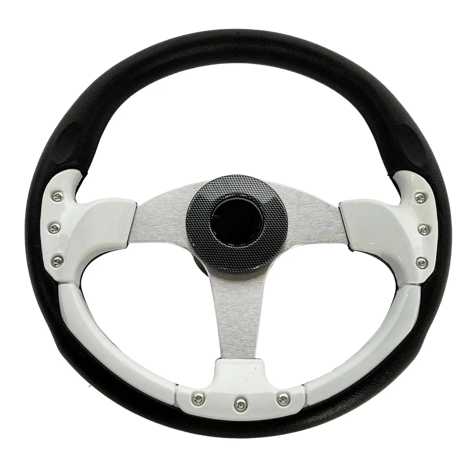 3 Spoke 350mm Boat Steering Wheel Replacement Nonslip for Marine Boats