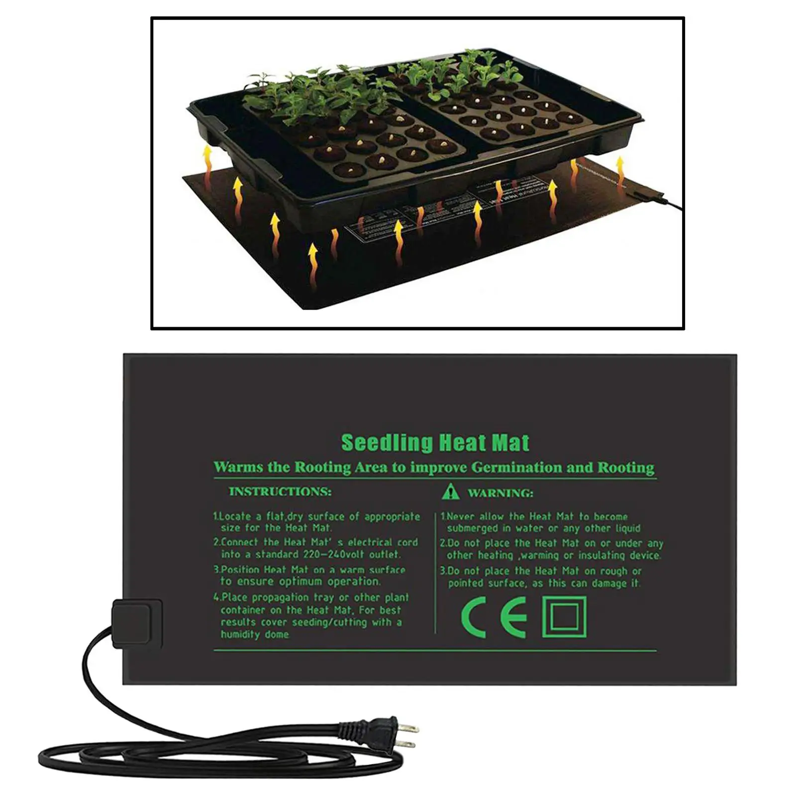 Waterproof Warm Heating Pad for ling and Germination Greenhouse indoor e outdoor Starting Propagation
