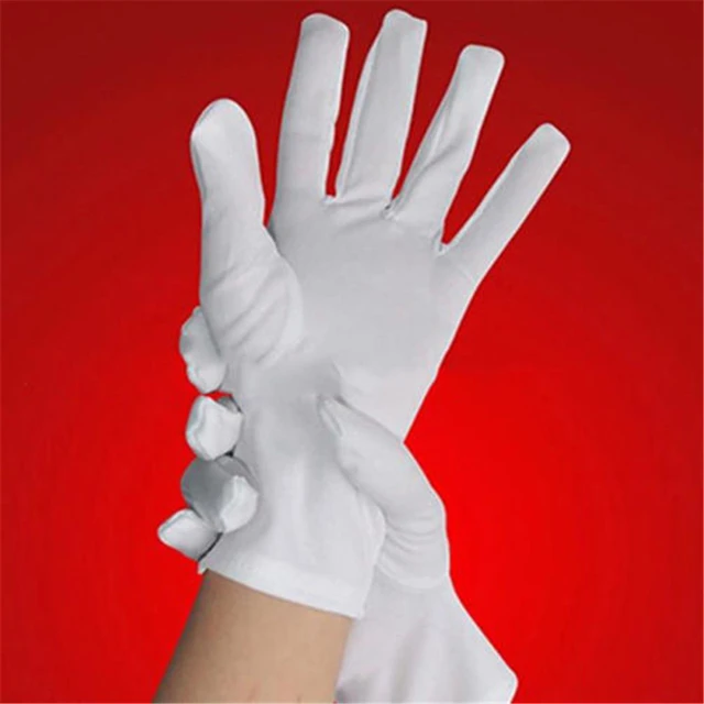 Xingqing-guantes de etiqueta de esmoquin formales para hombre y mujer,  protectores de manos de mago, guantes blancos de protección de recepción -  AliExpress