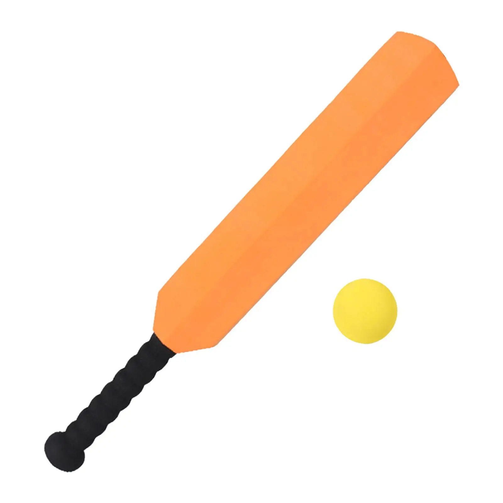 Cricket Bat 1 Racket and 1x Ball Lightweight Portable Baseball Bat Toy Cricket Game for Indoor Outside Play Interactive Toys