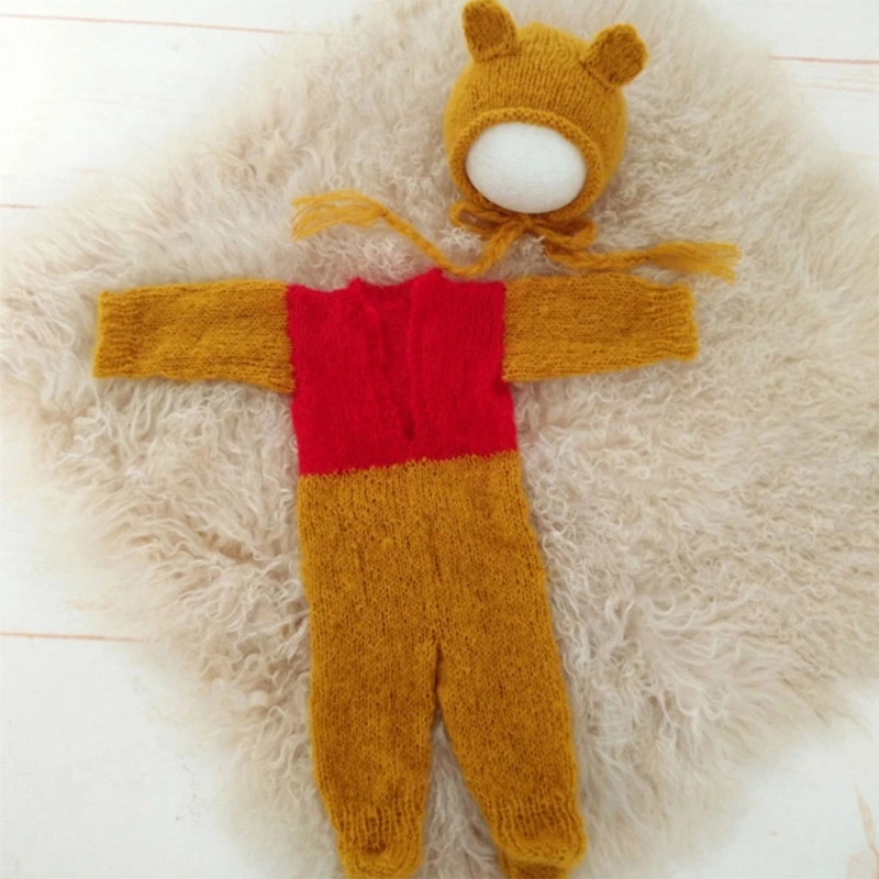 photo studio adereços universal bebê urso traje
