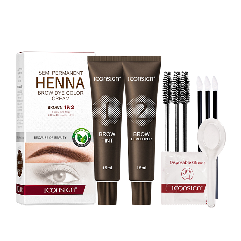 Best of Henna Semi Permanent Eyelash Eyebrow Tint Kit 15 Minutes Fast Dye Eyelash Brow Waterproof Keep Long Lasting Reviews & Tips