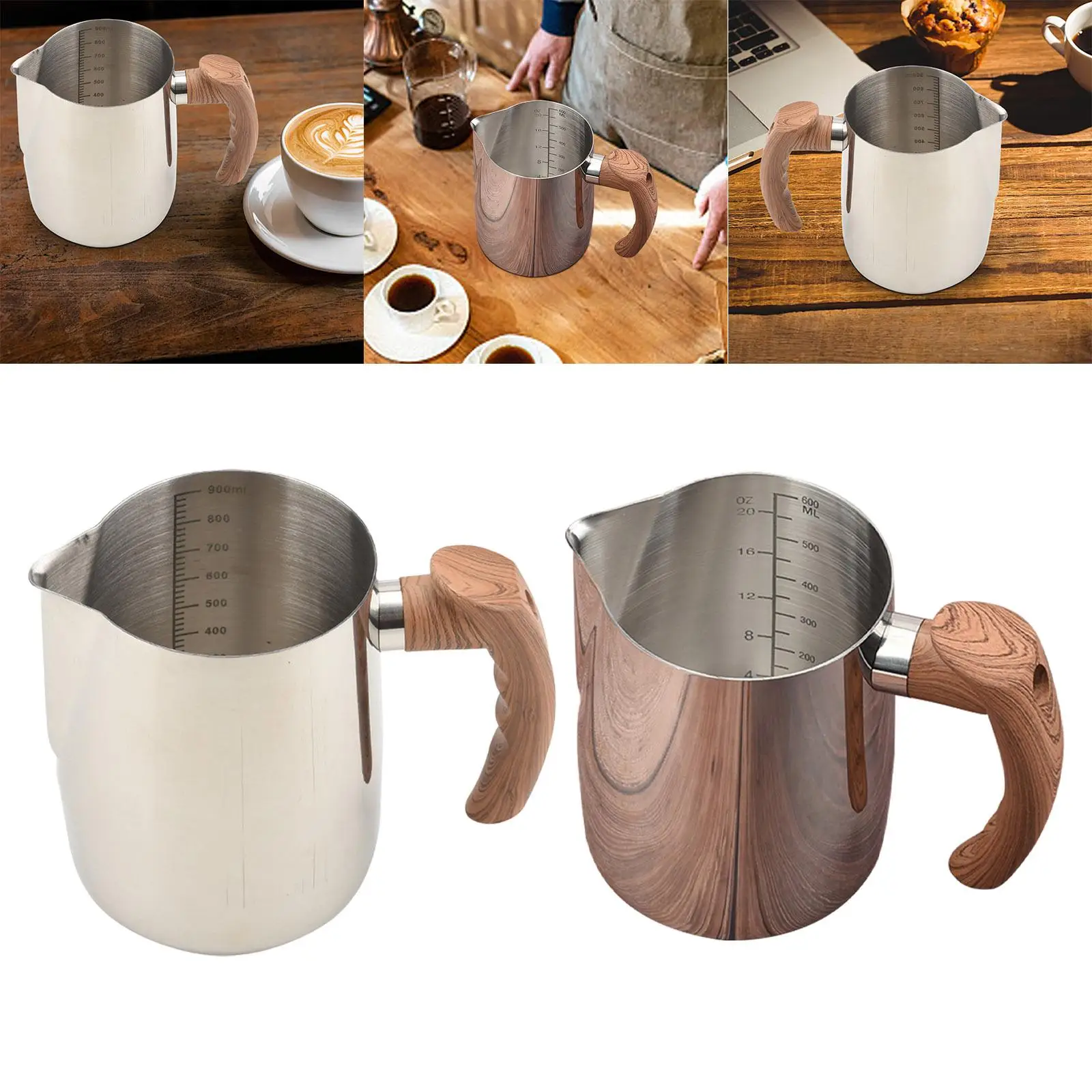 Milk Frothing Mug Frother Steamer Cup Barista Steam Mugs for Holiday Kitchen