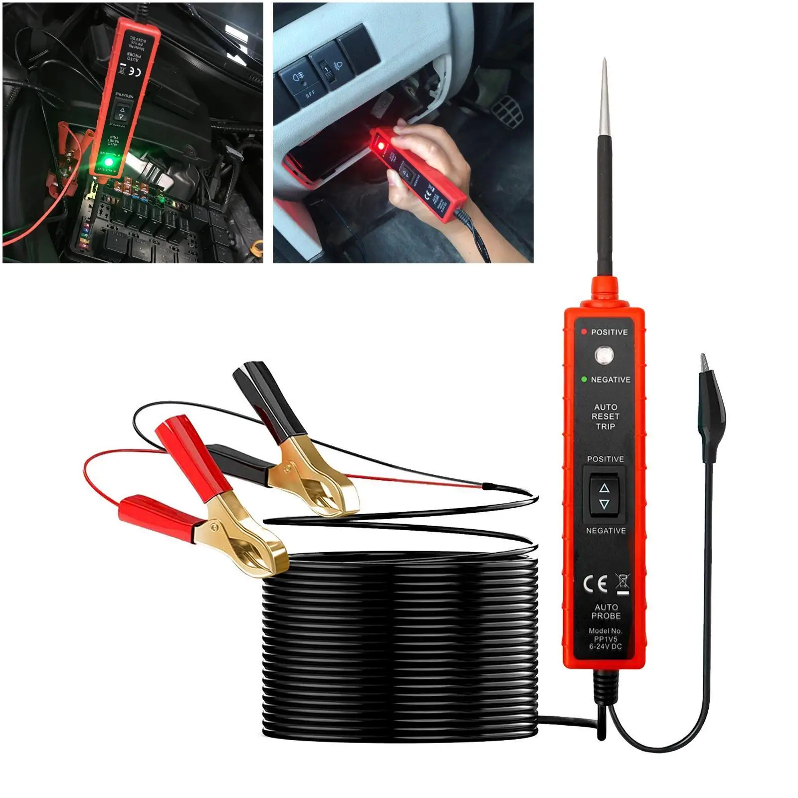 Car Automotive Electric Circuit    Tool Battery  Test Device System w/4m Cable