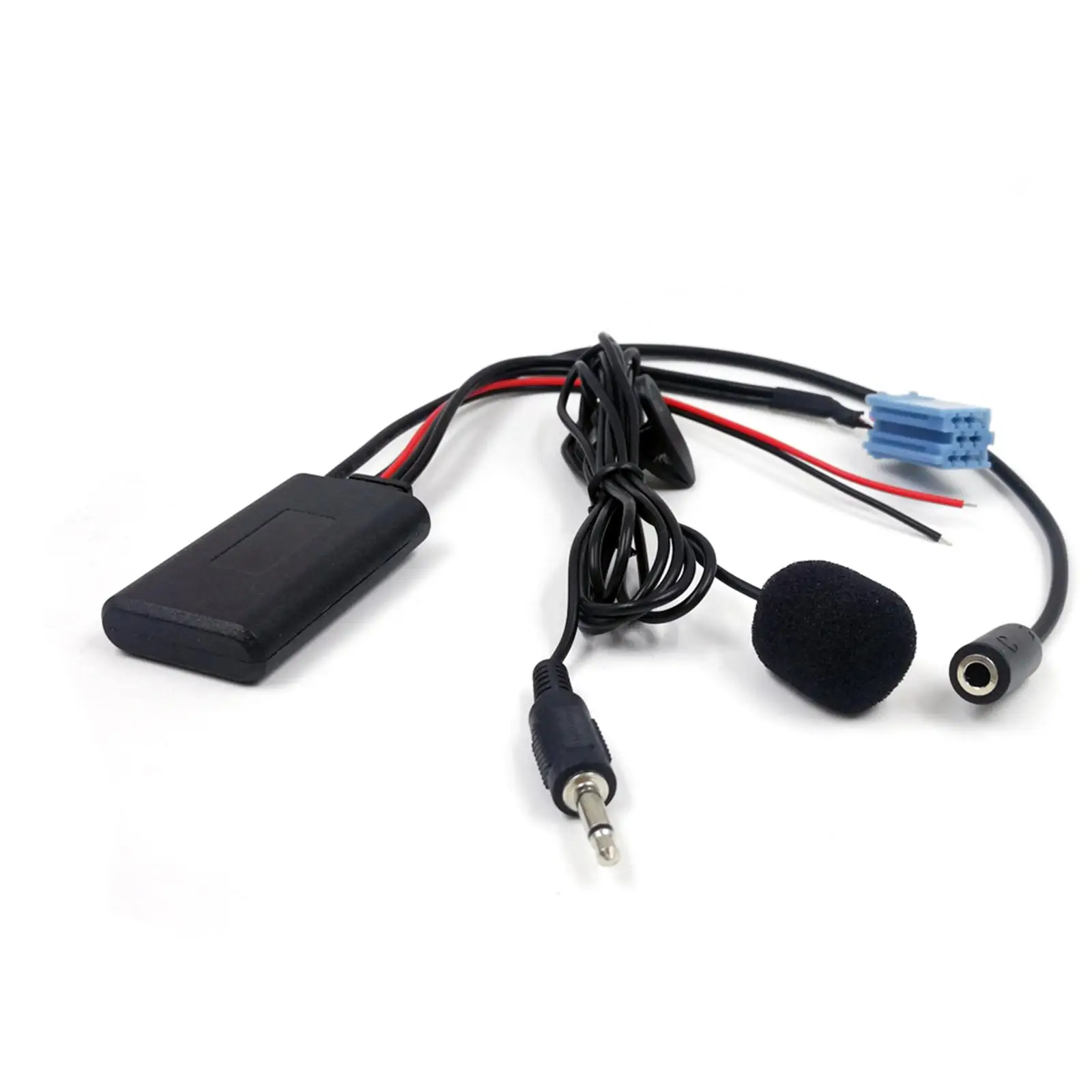Bluetooth 5.0 AUX in Cable with Mic 3.5mm Audio Auxiliary 8Pin ISO Adapter for Blaupunkt Radio for VW for Bora for Becker