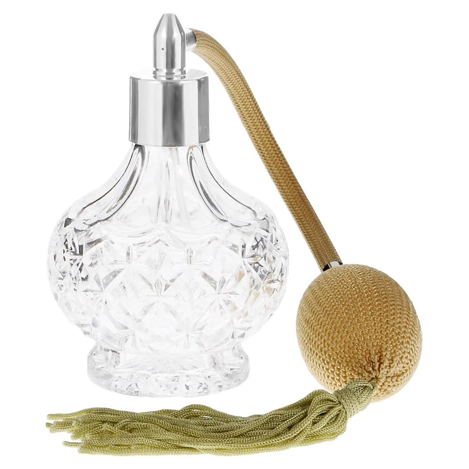 Vintage Style Perfume Spray Bottle Refill Fine Mist Long Tassel for Outgoing
