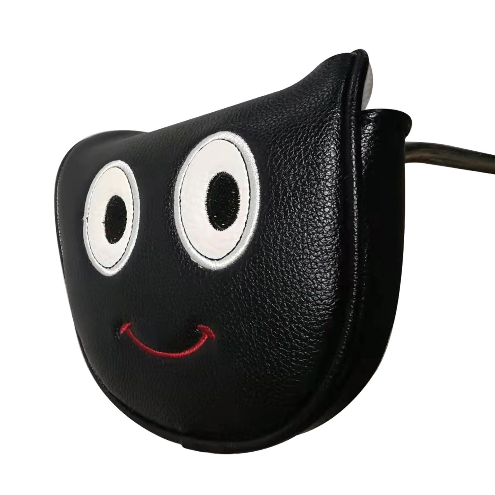 Golf Mallet Putter Headcover with Magnet Closure Accessories Guard Fits All Brands Shafted PU Gear for Golfer Player Women Tour