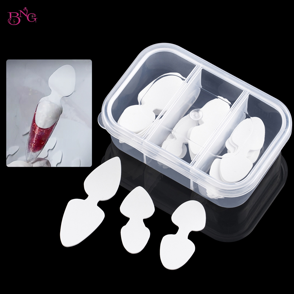 Best of 36pcs Quick Building Silicone French Manicure Stickers For Gel Extensions Nail Molds Dual Nail Forms Double-sided Reusable Reviews & Tips