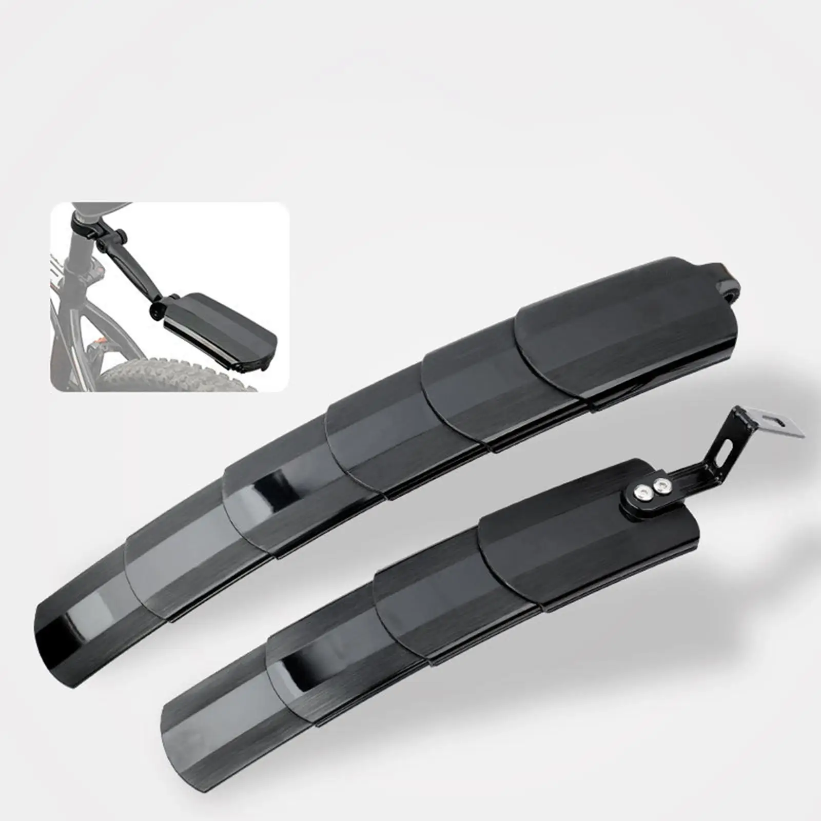 Telescopic Bicycle Fenders Set Full Cover for Folding Bicycle Mountain