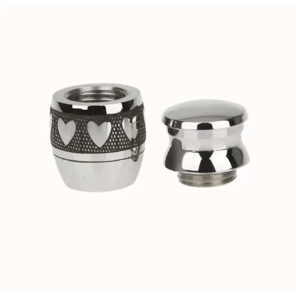 Heart Pattern Pet Dog Cremation Ash Urn Mini Ashed Jar Jewelry Pendant