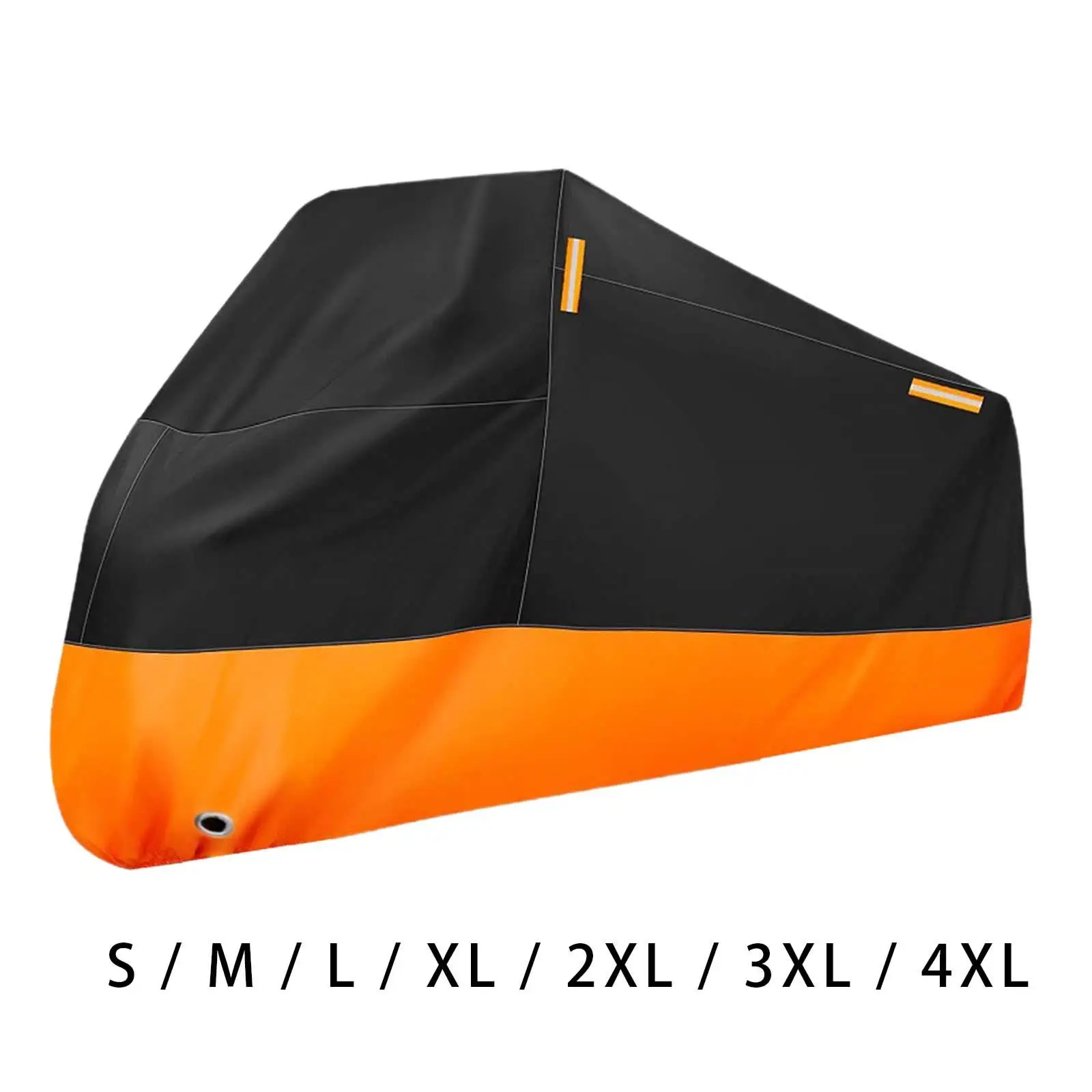 Universal Motorcycle Cover Adjustable Windproof Buckles Wear Resistant Lock Holes Design Durable Waterproof Protective Cover