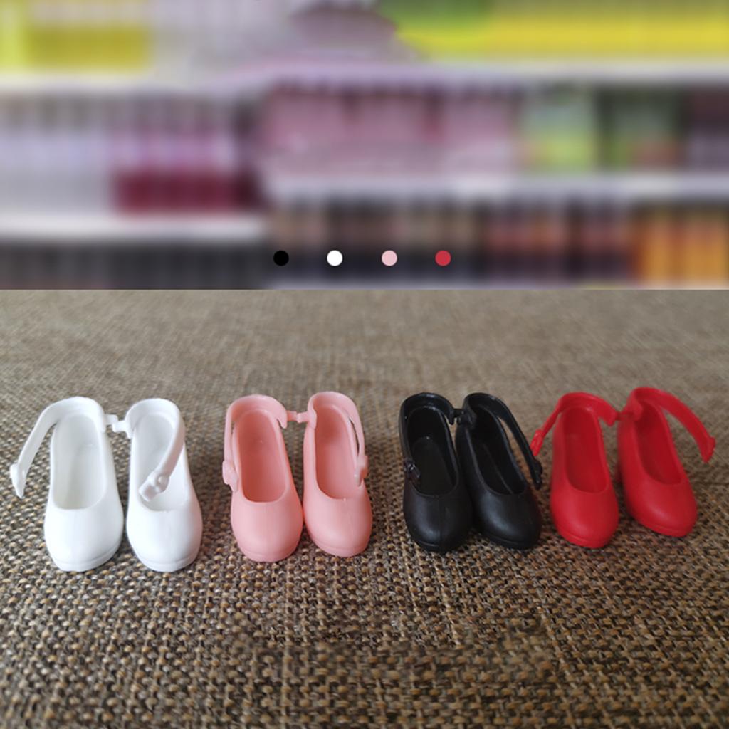 1:6 Fashionable BJD Shoes Plastic High Heel Shoes for BB Blythe SD Dress up Outfits Accs Girl Doll