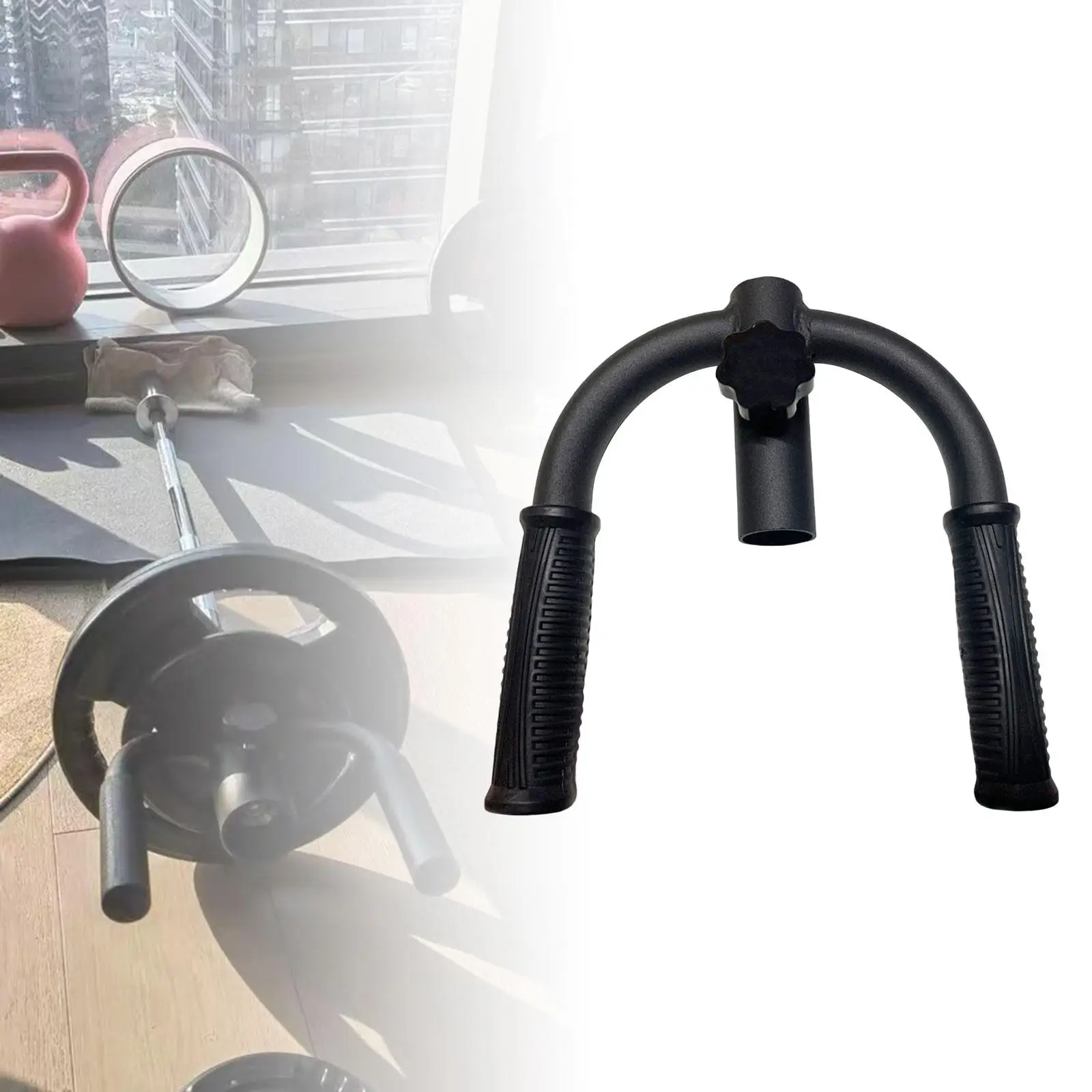 T Bar Row Attachment Fitness Hand Grip for Hamstrings Triceps Lats Strengthens Back Core Muscles Full Body Weightlifting