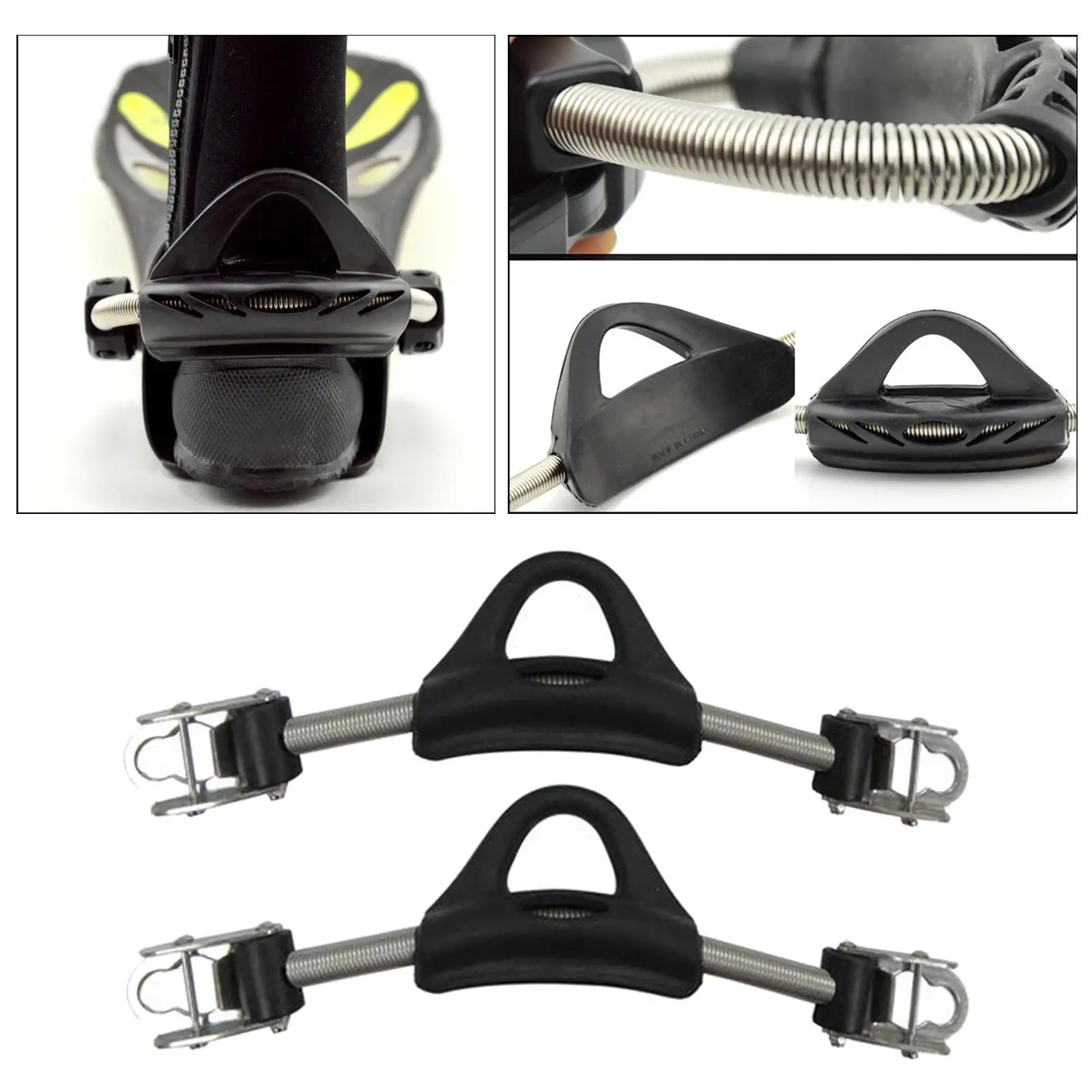 Diving Fin Spring Heel Strap Comfortable Straps QR Buckle Spare Fin Strap