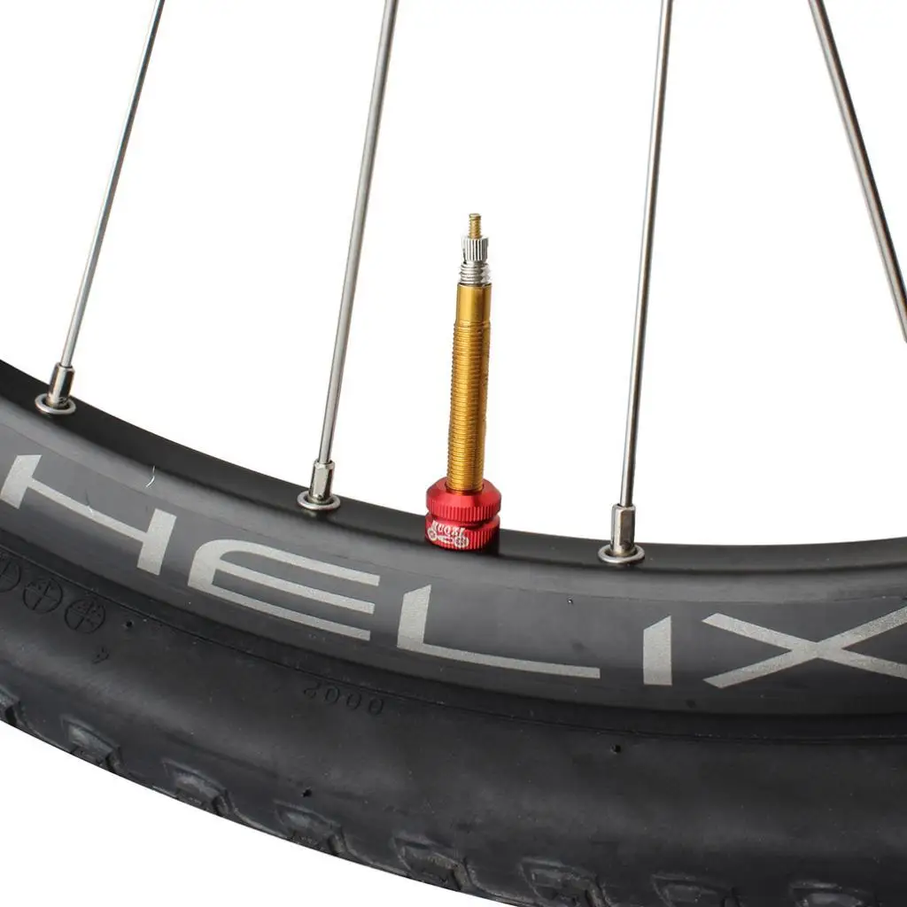 Bike Vacuum Tire Law Mouth Nut Bike Tire Inner Tube Valve Caps Red