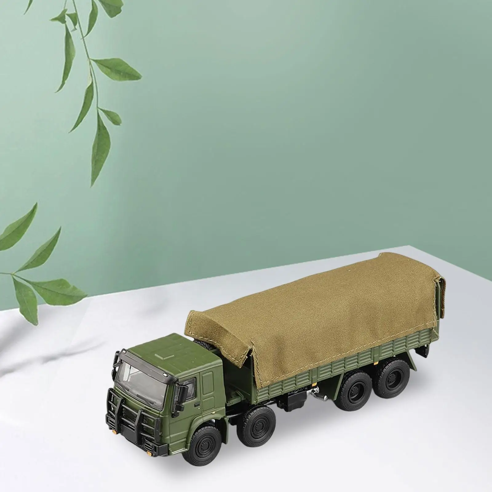 1/64 Transport Truck Diecast Toys Adults Gifts Desk Decoration Collection for Miniature Scene Photography Props Decoration