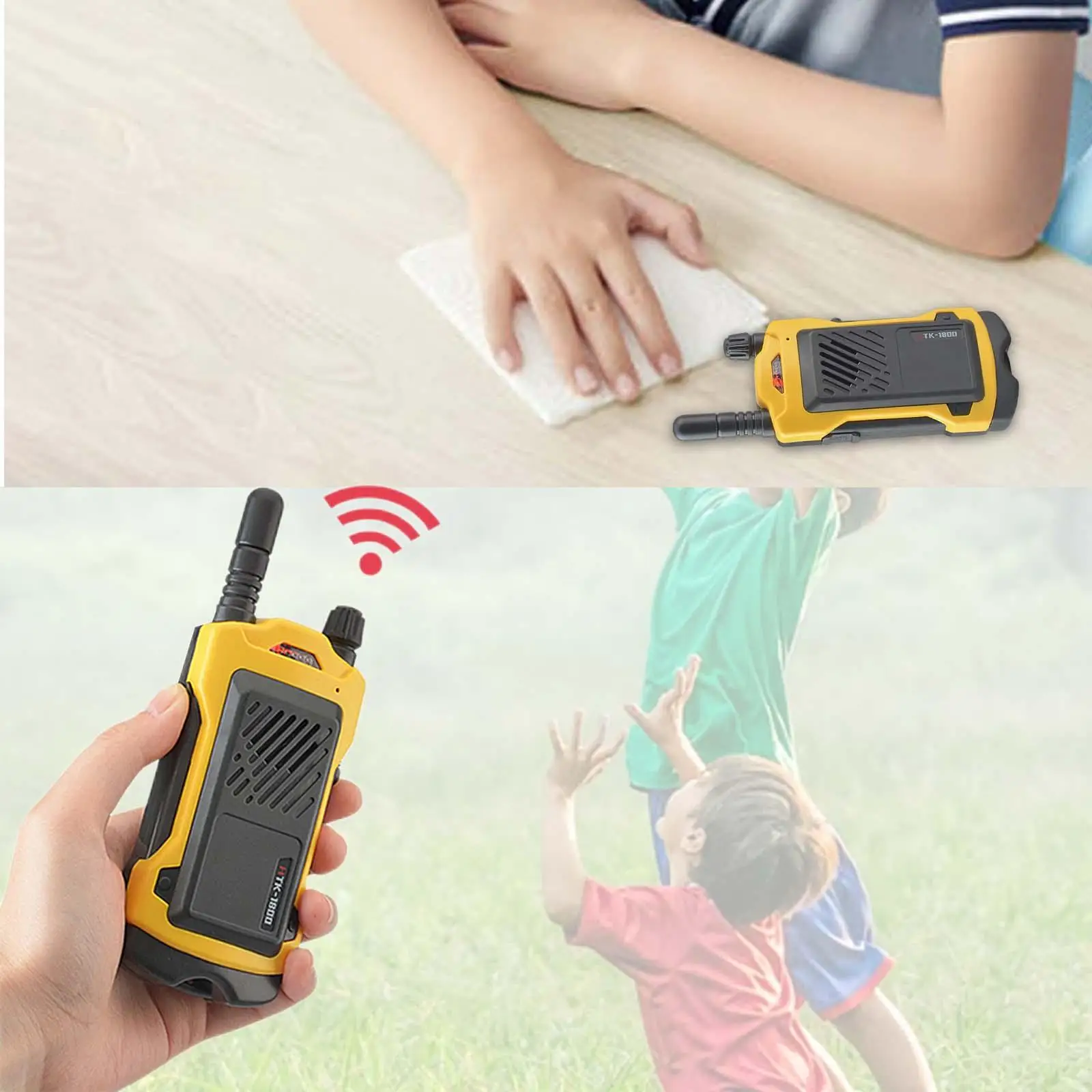 Handheld 2 Pieces Christmas Gifts Electronic Gadgets 200M Long Range Kids Talkies Talkies for Children