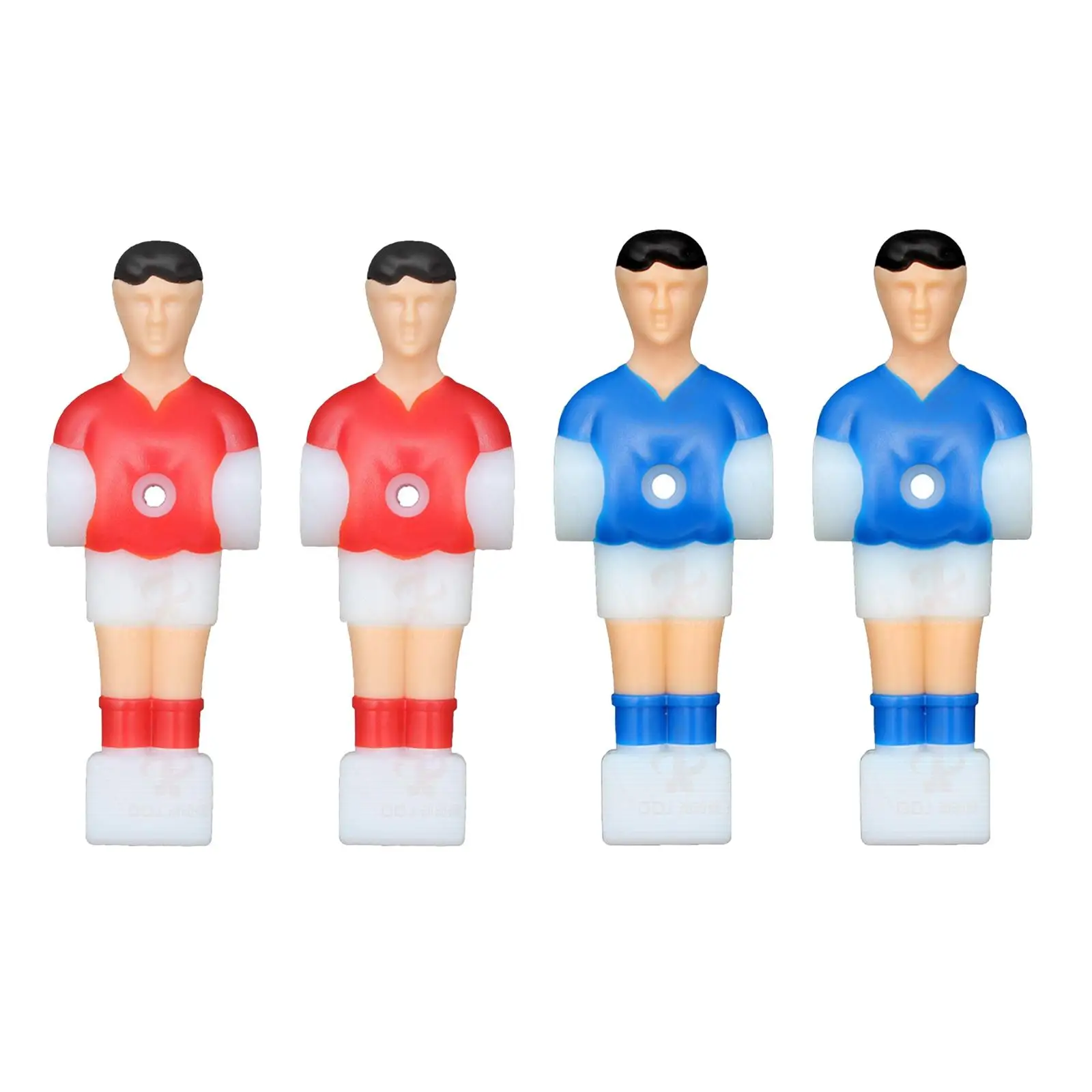 4Pcs Foosball Men Table Foosball Player Replacement Parts Table Football Men Mini Doll Table Football Machine Accessory Parts