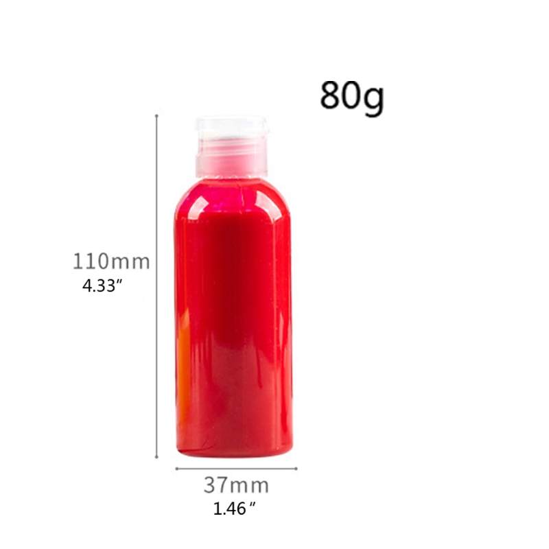 Large Bottle 80g Resin Pigment Kit Transparent Epoxy Resin Coloring Dye Pigment Colorant Dye Fading Resistance Pigment