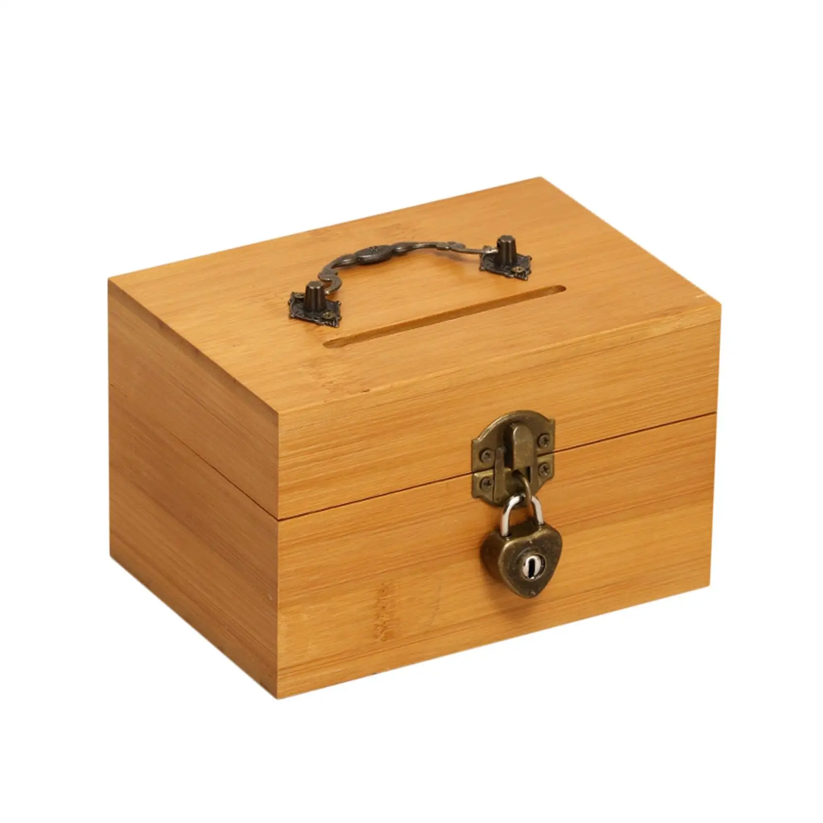 Chest Trinket Box Free Standing with Lock Treasure Chest Storage Box Keepsake Box for Adults Women Children Girl Jewellery