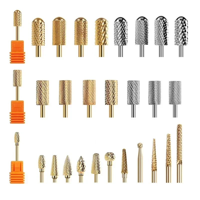 Best of Milling Cutter Golden Tungsten Carbide Nail Drill Bits For Electric Nail Drill Manicure Machine Pedicure Nail Files Accessories Reviews & Tips