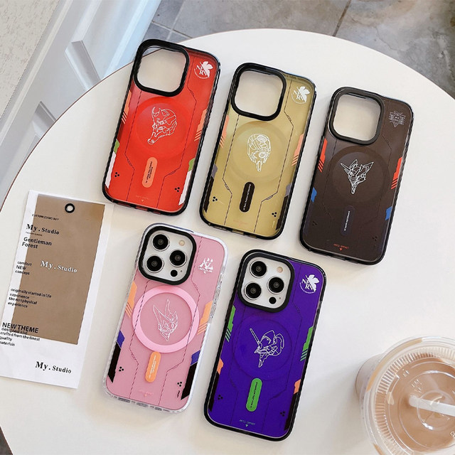 Evangelion×CASETiFY iPhone Case Magsafe対応 CASETiFYxEVA】TYPOGRAPHY MagSafe 対応ミラーケース/iPhone 14