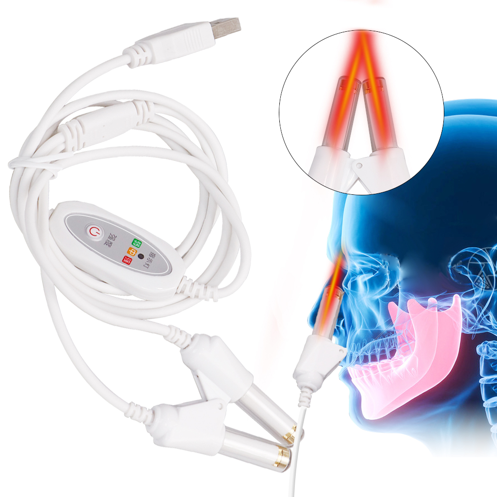 Laser Therapy Rhinitis Sinusitis Machine 650nm Nose Care Bionase Tinnitus Ear Laser Therapy LLLT Irradiation Media Deafness USB