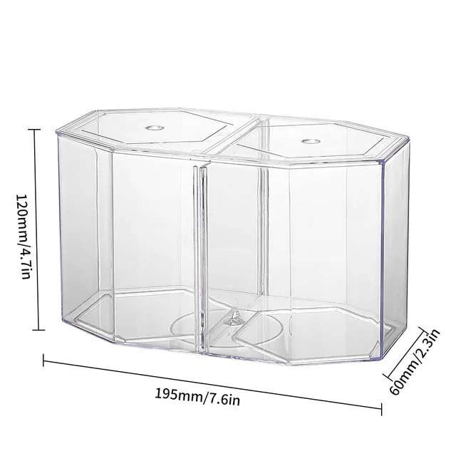 Fish Bowl Plastic L M S Sizes Desktop Aquarium Tanks Round Durable Fish  Tank for Betta and All Mini Fish