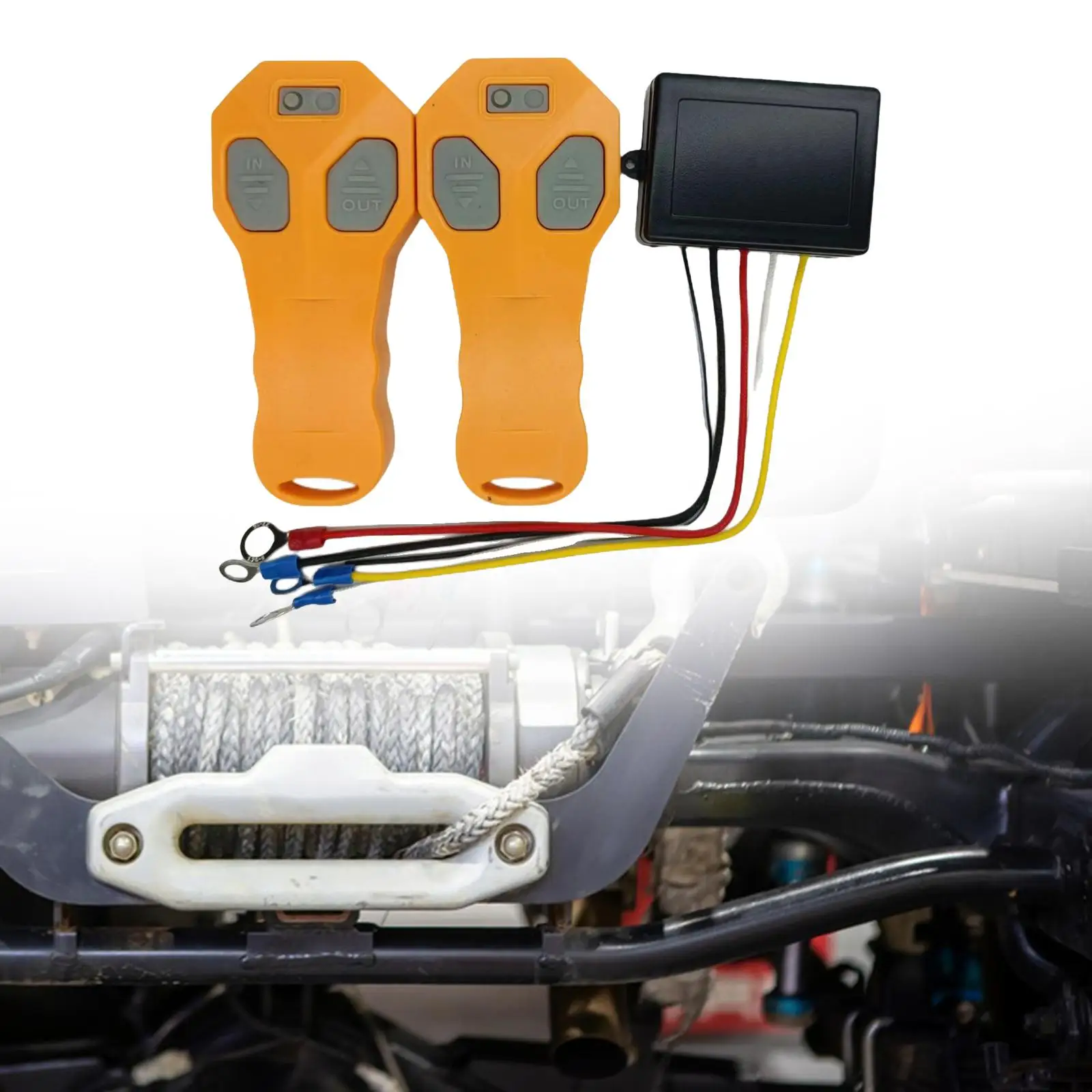 Car Wireless Winch Remote Control Kit 12V 24V for ATV Trailers SUV