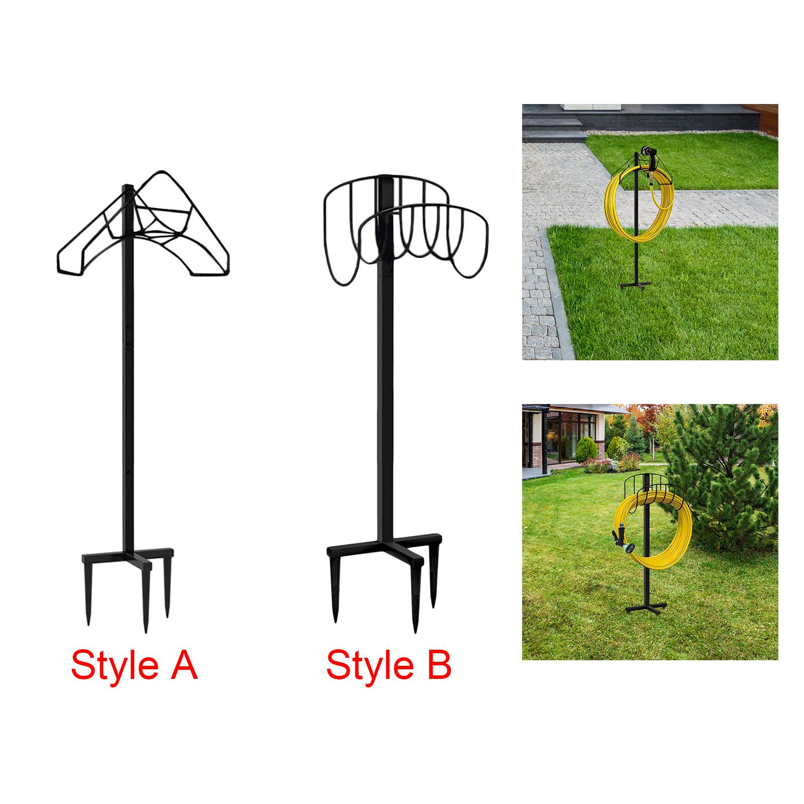 Heavy Duty Garden Hose Reel Hose Rack Metal Water Pipe Storage Stand Rack Garden