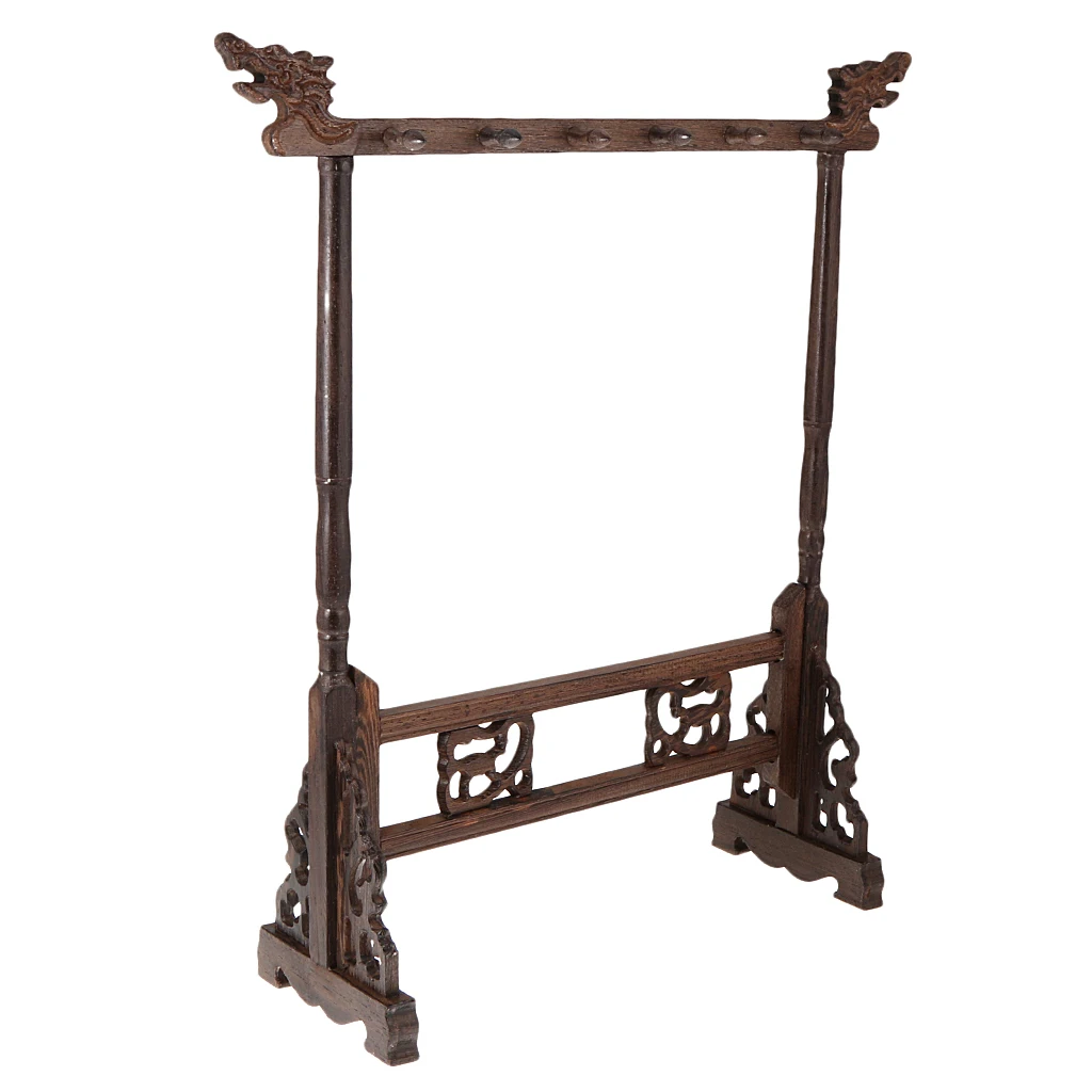 Wooden Traditional Chinese Calligraphy Writing Drawing Rack Hook