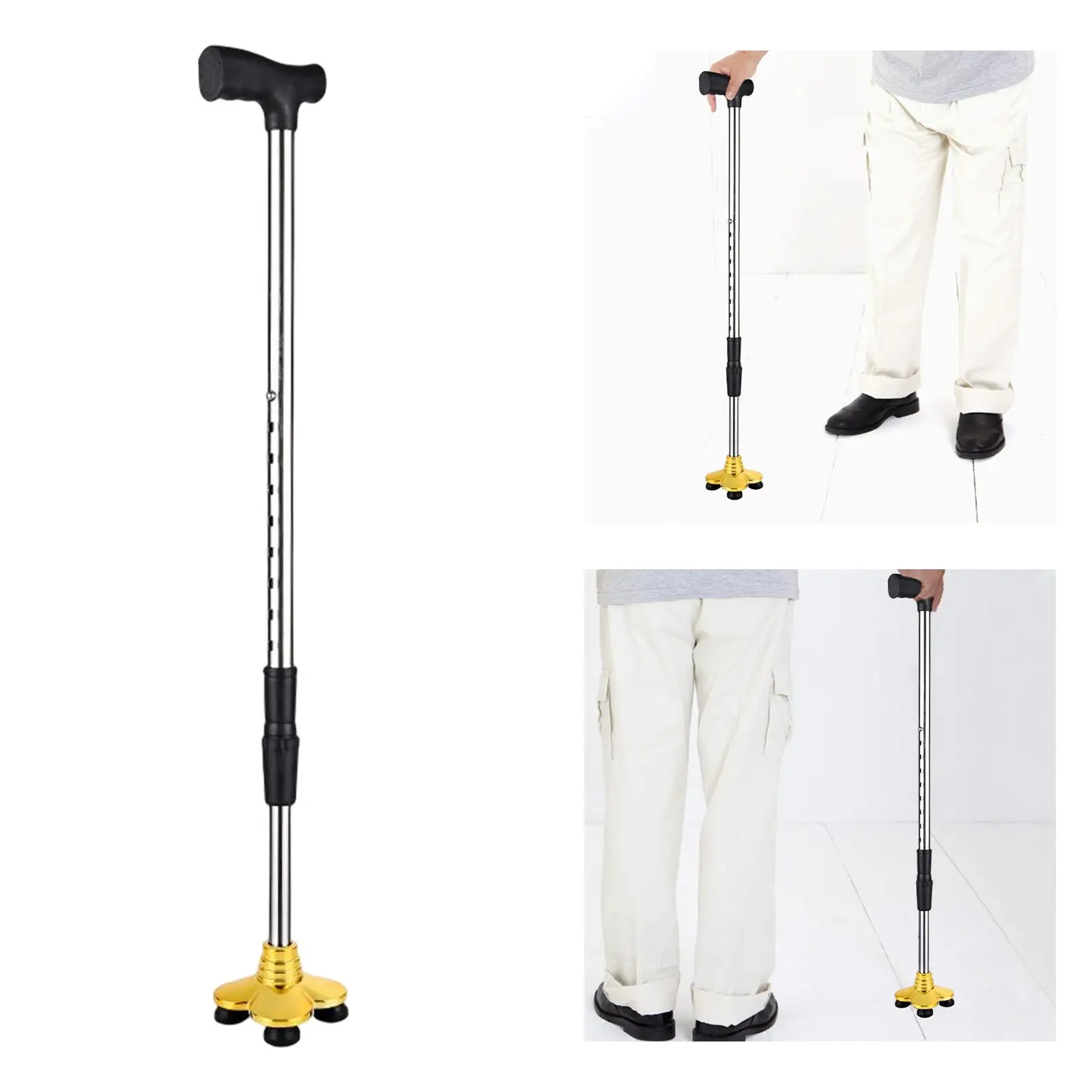 Walking Stick Adjustable Height for mother Fathers Camping Mountaining