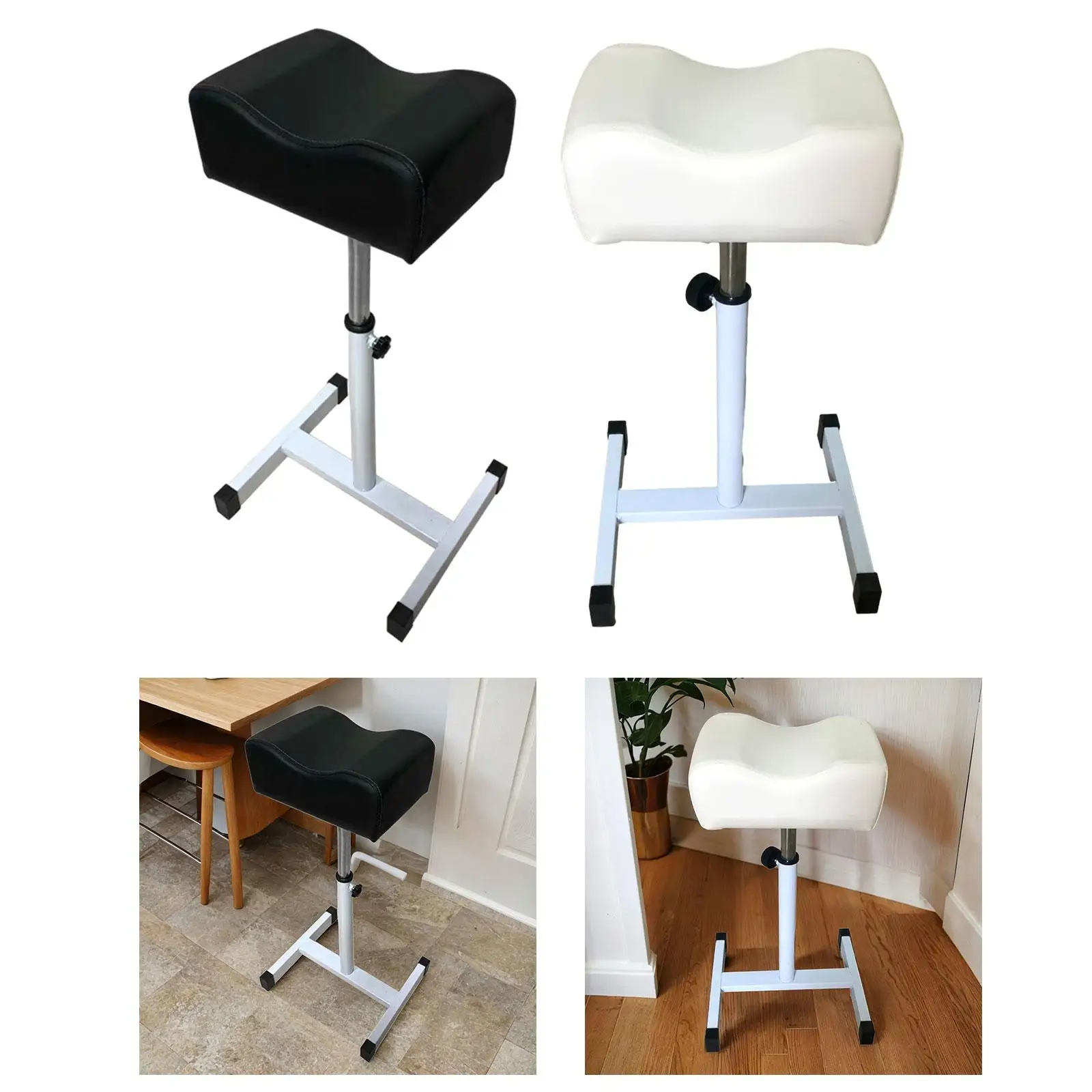 Pedicure Manicure Footrest Adjustable 49cm-69cm Anti Skid Foot Nail Beauty Stool Stand Foot Massage for SPA