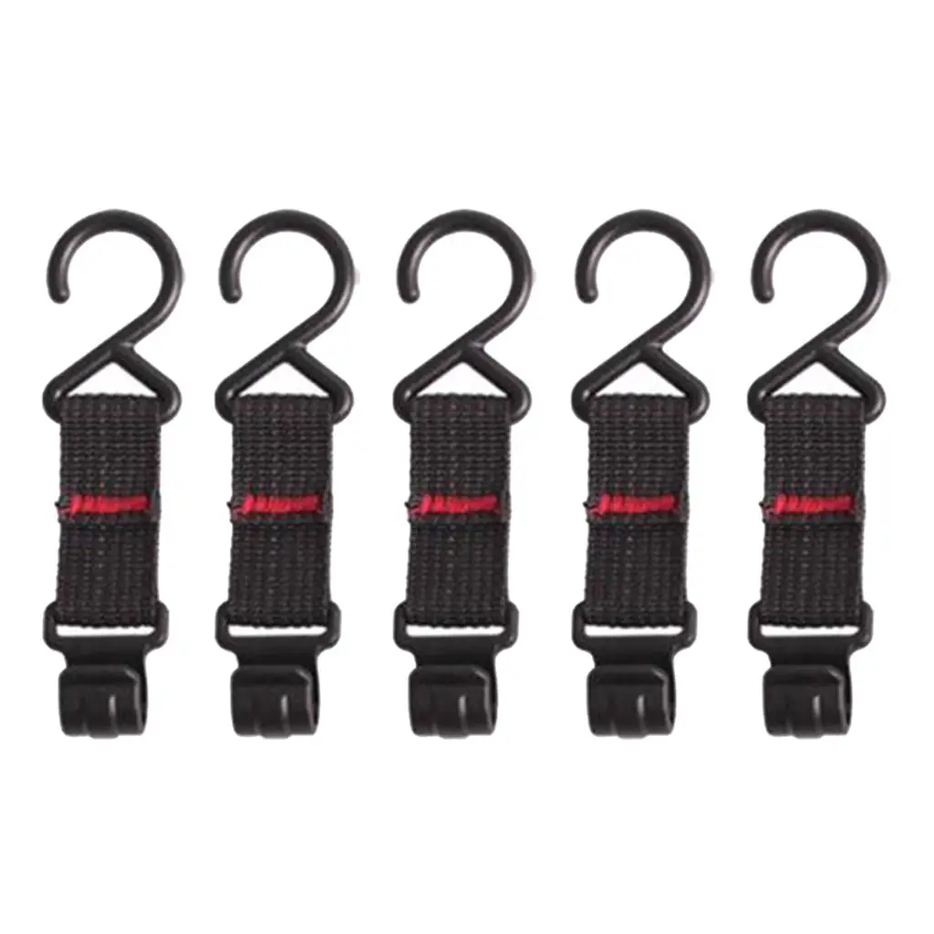5Pc Multifunction  Cups Hanger Hanging Hooks Hiking Cookware Clasp