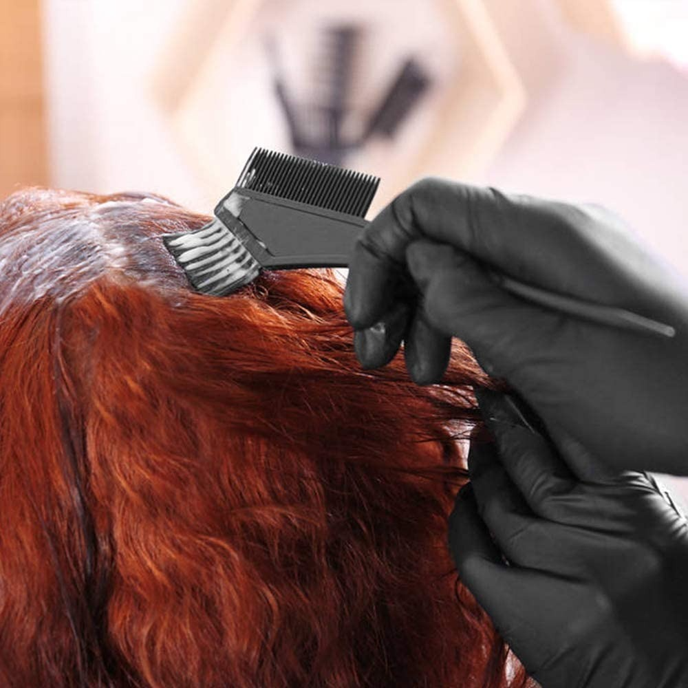 Description Picture 5 of itemGlitter Pink Black Hair Coloring Tint Dye Comb Cape Bowl with Brush Tools Set