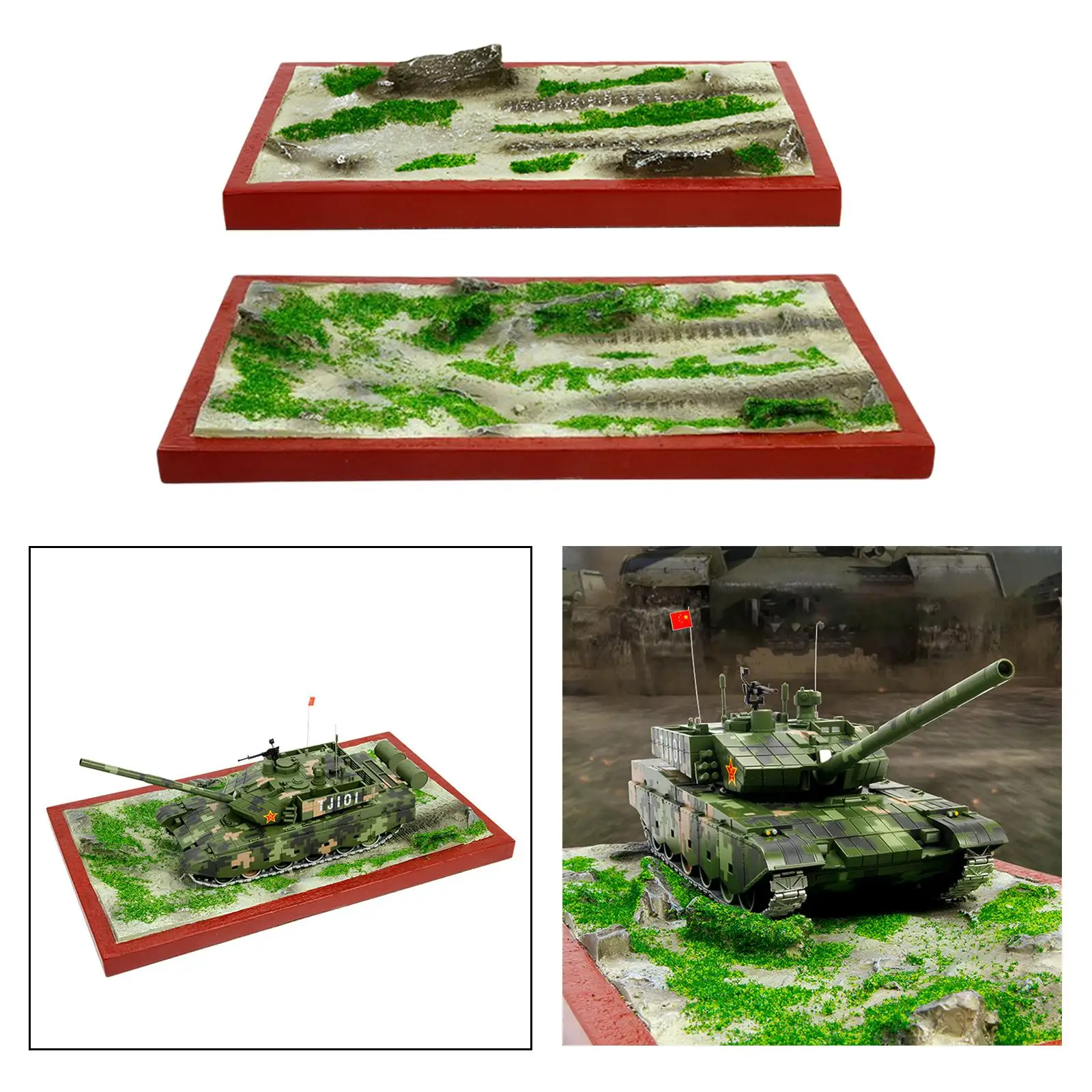 Simulation Model Scenery Tank Model Layout Landscape Ornaments Building Material