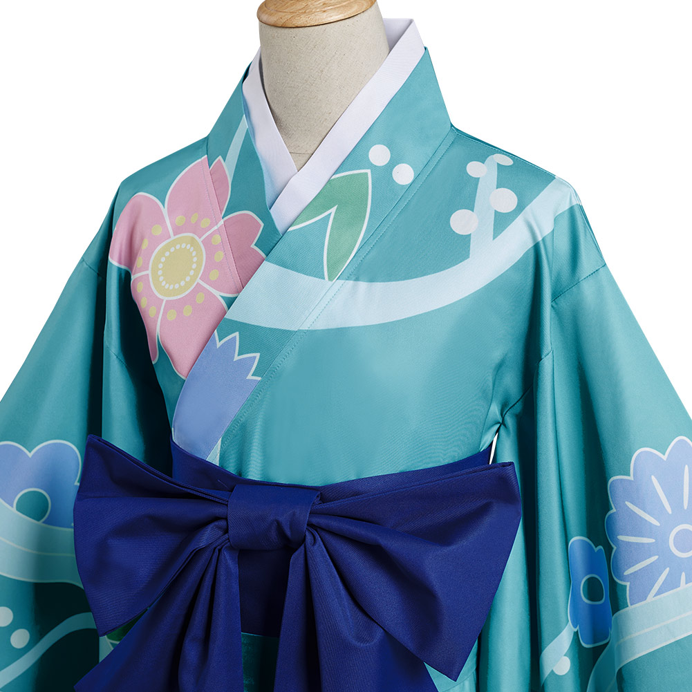 Anime Demon Slayer Hashibira Inosuke Kimono Cosplay Costume