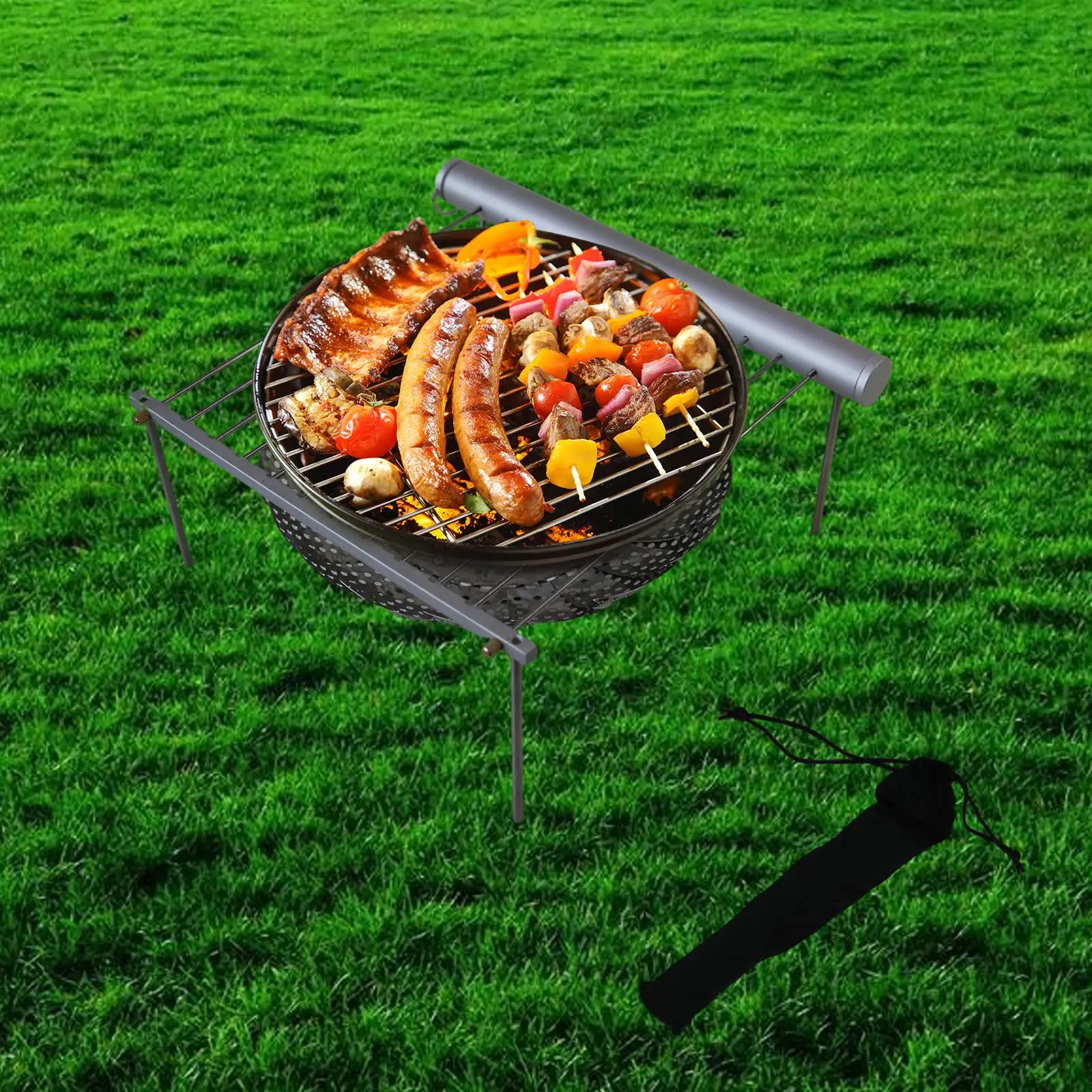 Mini-Tasche  Barbecue Accessories Picnic Cooker Grid Grate Camping