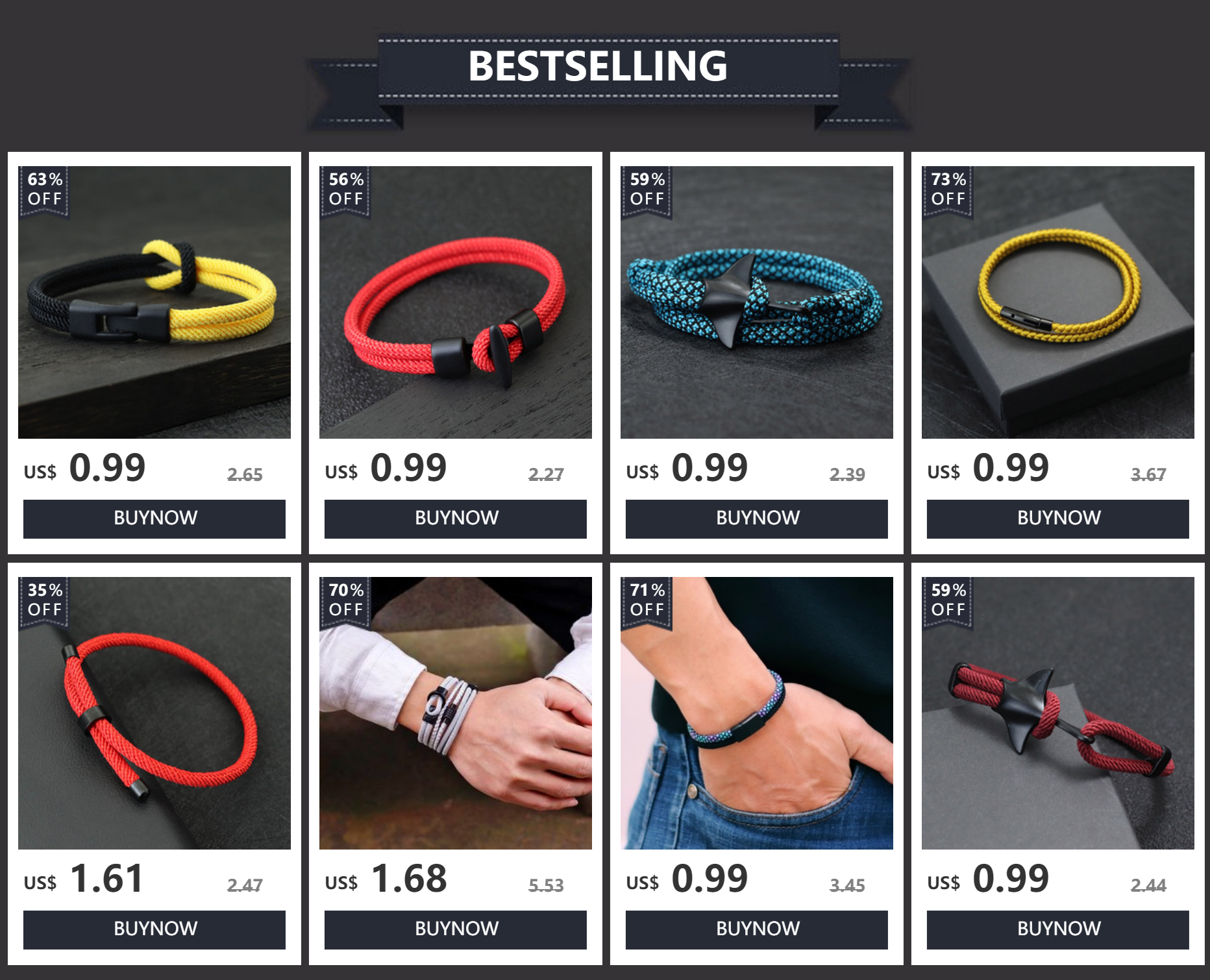 New Roman Whale Tail Armband Für Männer Multilayer Einstellbare Kiel Seil Braclet Marine Tier Braslet Homme Geschenk Für Ihn Pulseira – Detail 1