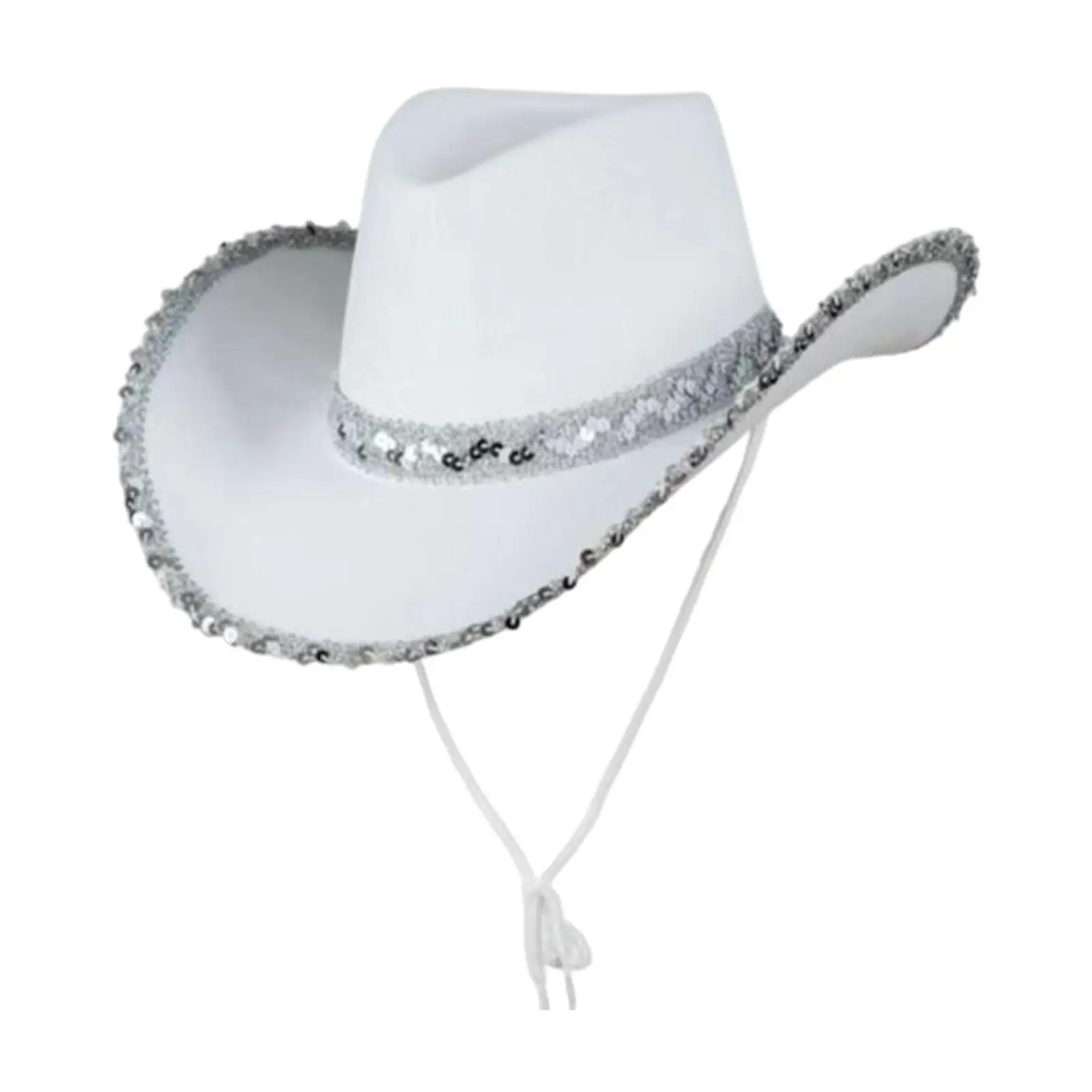 Western Style Women  Hat Party Hat Sunhat Cowgirl Hats for Bridal Music Festival Concerts Role Play Costumes Accessories