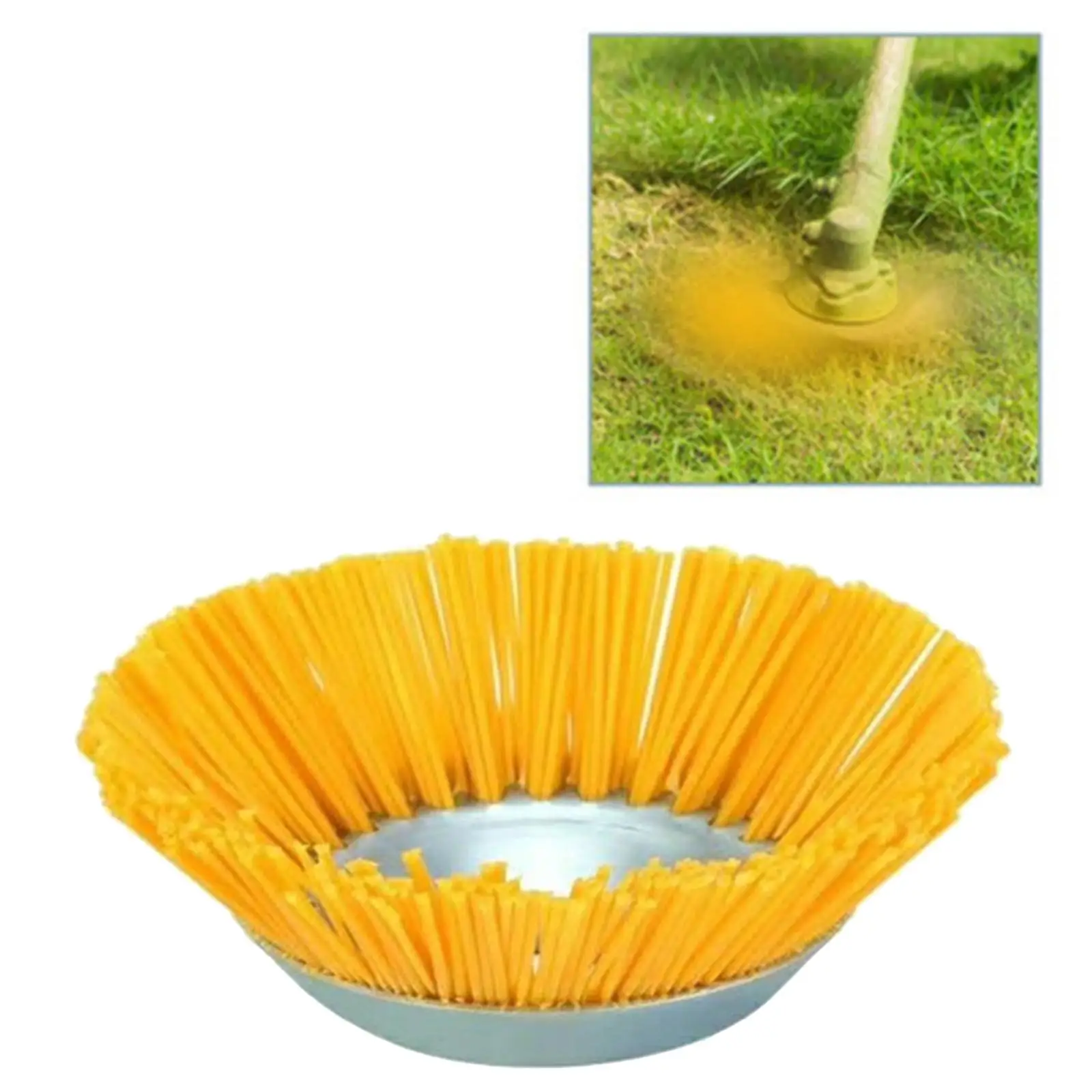  Lawn Mower Nylon Wire Brush Sharp Weeding Remove Debris Parts Access