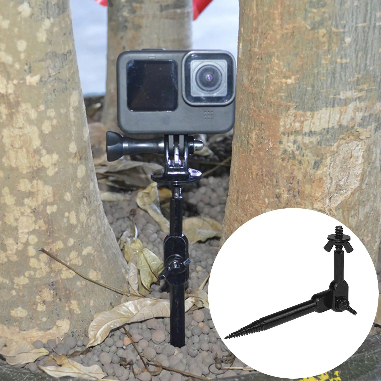 Universal  Camera Holder Tree Screw Mount ,360 Degrees Rotating for Hunting Camera