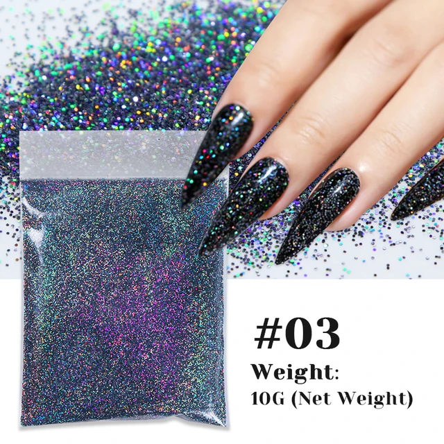 10ml Royal Blue Holographic Nail Fine Glitter Decoration Laser Gold Silver  Pigment Powder Manicure Accessories Professionals Kit - AliExpress