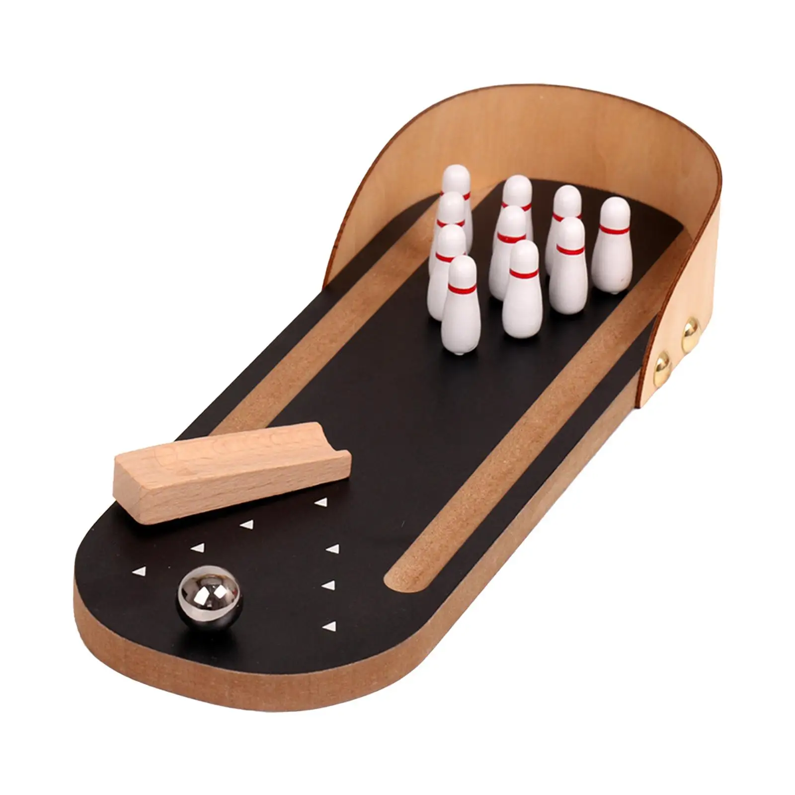 Mini Bowling Pins Game White Elephant Gifts Board Game for Indoor Party Kids